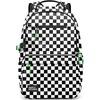 image:imageSimple Modern Ellis Backpack for School  Medium 20L Elementary Middle and High School Bookbag for Kids and Teens  Girls and Boys  Daylight CourduroyPattern Black and White Checkmate