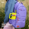 image:imageSimple Modern Ellis Backpack for School  Medium 20L Elementary Middle and High School Bookbag for Kids and Teens  Girls and Boys  Daylight CourduroyPattern Purple Tie Dye