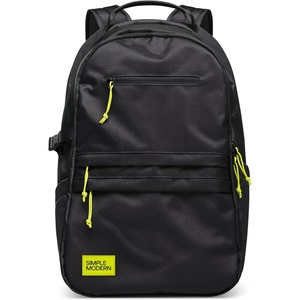 image:imageSimple Modern Ellis Backpack for School  Medium 20L Elementary Middle and High School Bookbag for Kids and Teens  Girls and Boys  Daylight Courduroy Midnight Black