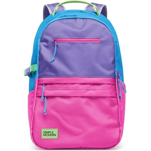 image:imageSimple Modern Ellis Backpack for School  Medium 20L Elementary Middle and High School Bookbag for Kids and Teens  Girls and Boys  Daylight Courduroy80s Mix