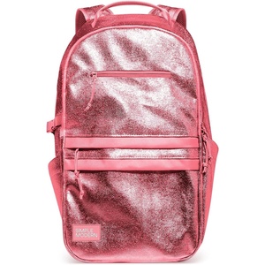 image:imageSimple Modern Ellis Backpack for School  Medium 20L Elementary Middle and High School Bookbag for Kids and Teens  Girls and Boys  Daylight CourduroyMetallic Velvet Pink