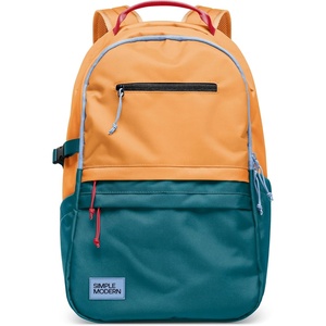 image:imageSimple Modern Ellis Backpack for School  Medium 20L Elementary Middle and High School Bookbag for Kids and Teens  Girls and Boys  Daylight CourduroyMulticolor Sunset Riptide