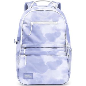 image:imageSimple Modern Ellis Backpack for School  Medium 20L Elementary Middle and High School Bookbag for Kids and Teens  Girls and Boys  Daylight CourduroyPattern Purple Tie Dye